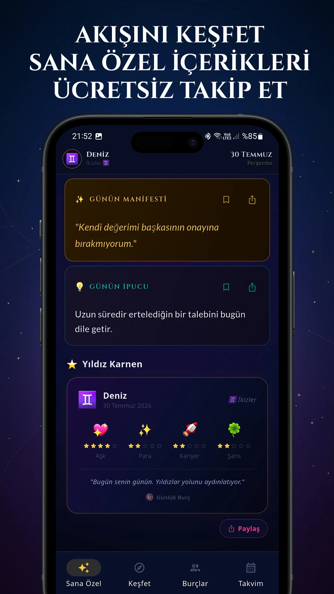 Günlük Burç: Astroloji & Yorum screenshot